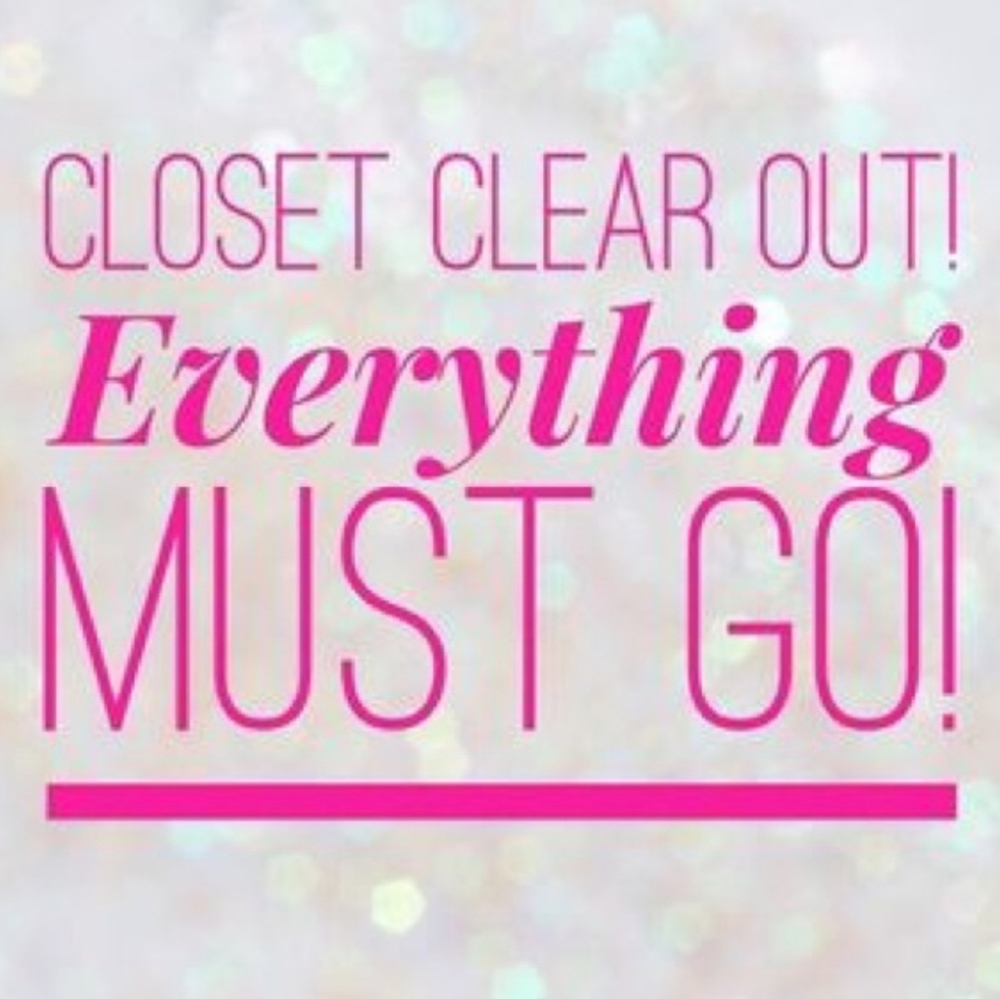 CLOSET CLEAR OUT! make offers